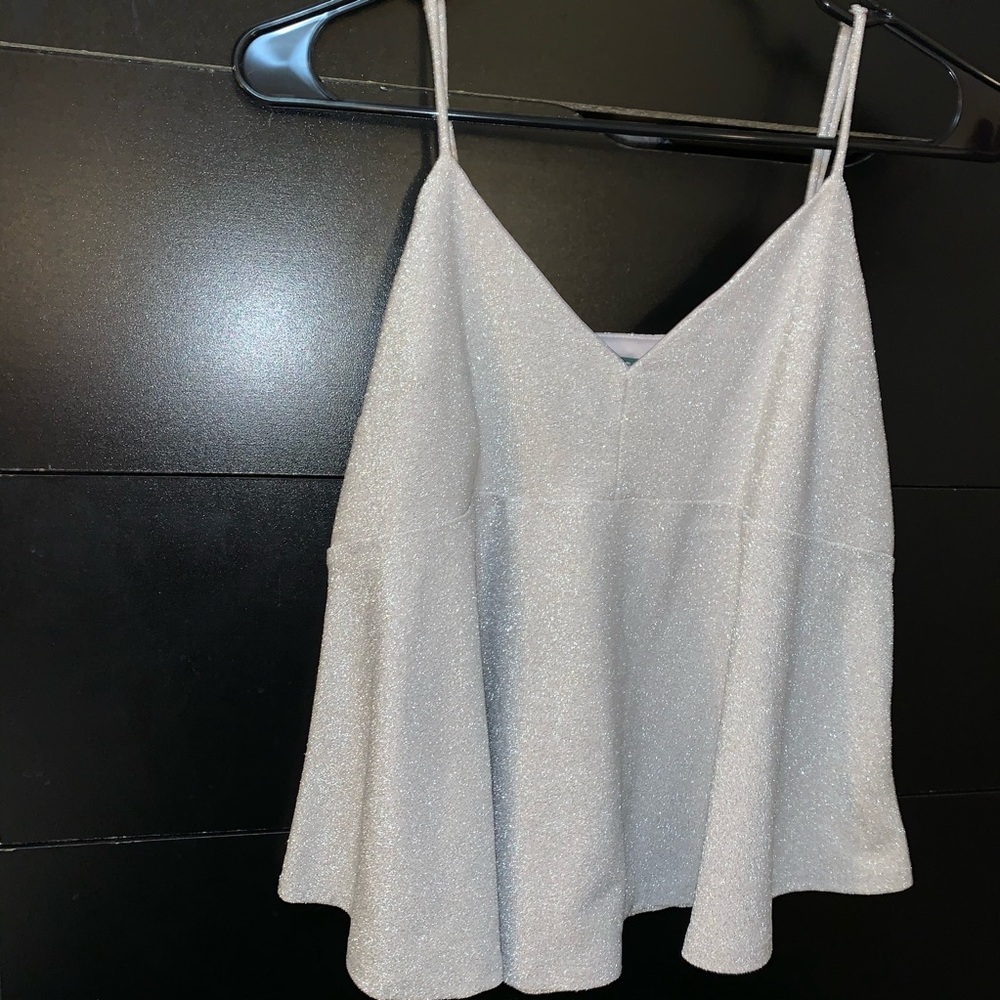 glitter tank top